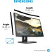 HP X24c Gaming Monitor (9FM22AA)